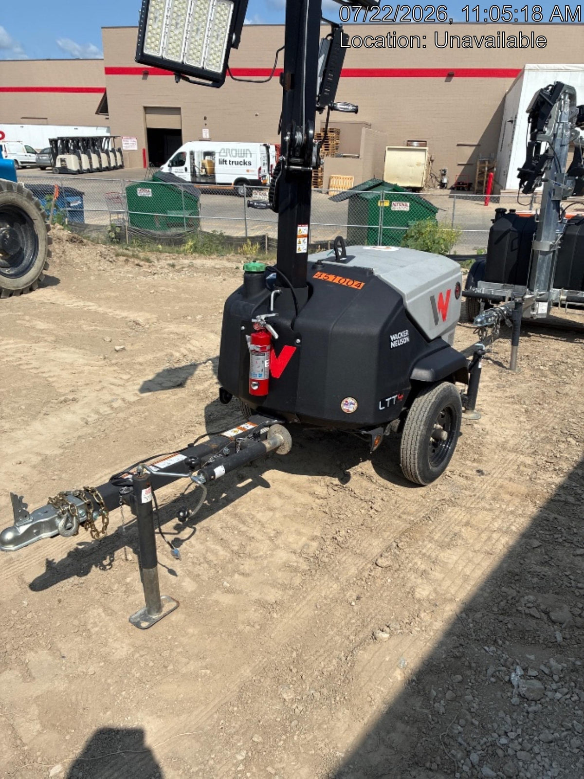 2024 Wacker Neuson LTT4 Diesel, Kohler KDW702, Deep Sea Controller, Auto Start, LED 320W, Bypass Outlet, T3