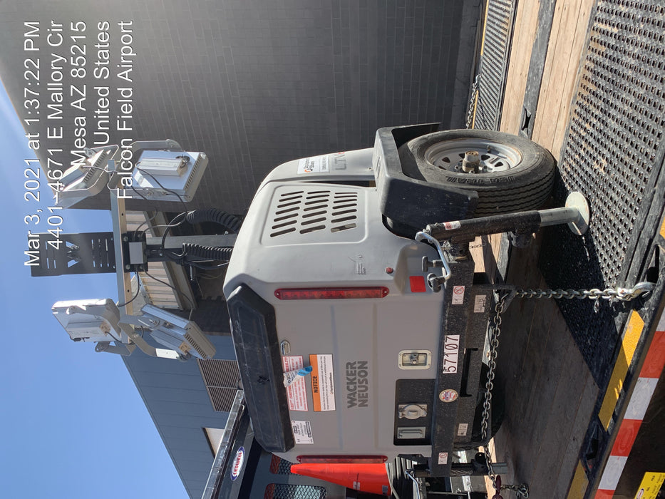 2019 Wacker Neuson LTV6K-LED Standard LED Towable Light Tower w/None