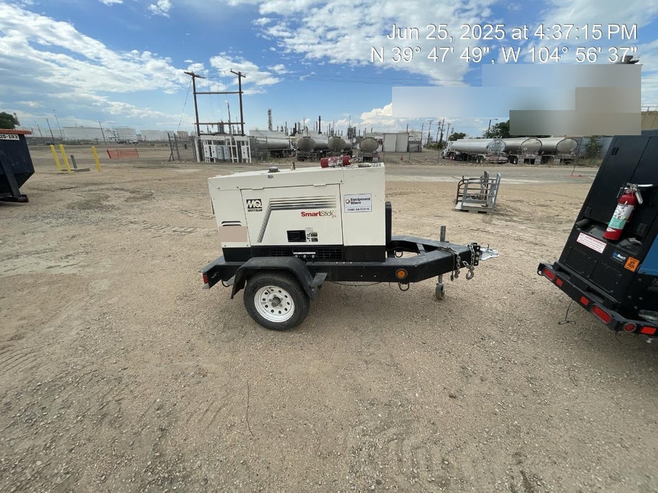 2020 Multiquip DLW400ESA4 400 amp Welder, 14kW, 120/240V, T4F Kubota, Trailer