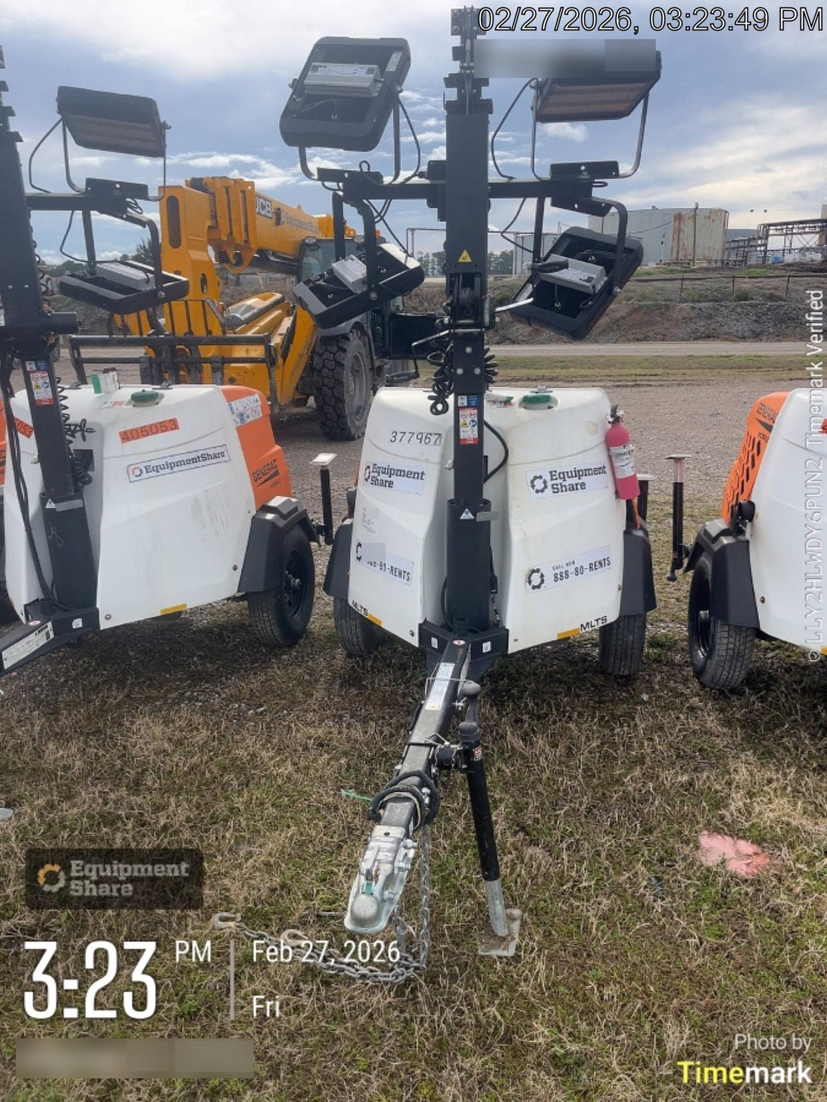2023 Generac MLT2 Diesel, Flex Switch 120V Input, Powerzone Controller, 
(4) 320W LED Lights, 4kW Generator, 39.9 Gal Fuel Tank, 2" Ball, T3