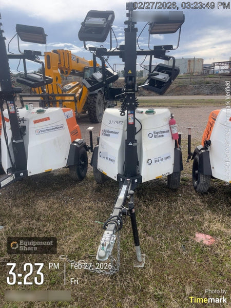 2023 Generac MLT2 Diesel, Flex Switch 120V Input, Powerzone Controller, 
(4) 320W LED Lights, 4kW Generator, 39.9 Gal Fuel Tank, 2" Ball, T3
