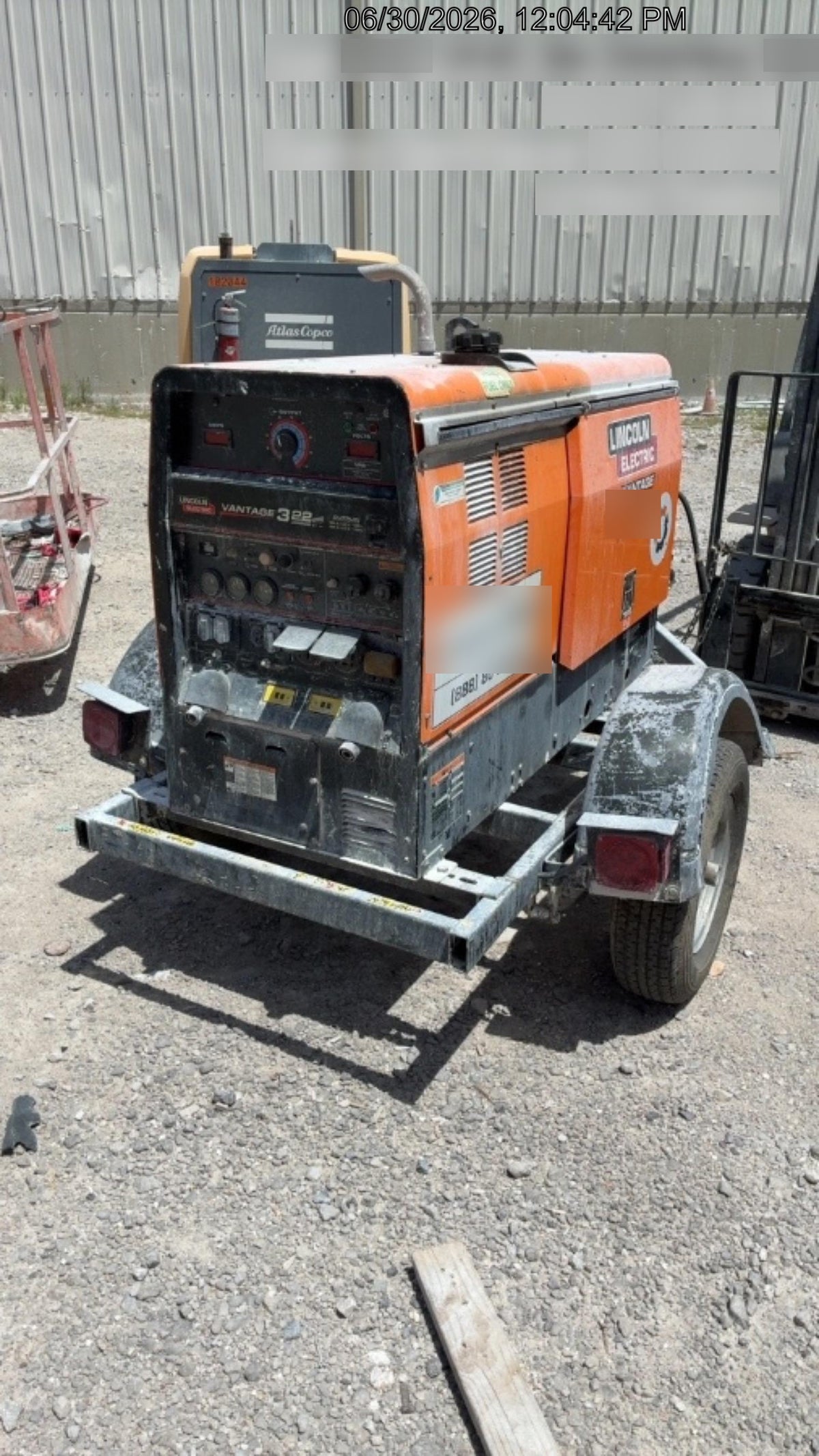2022 Lincoln Electric LE400 Kubota V1505, Trlr, Cable Rack, Light Kit, ES Decals, T3