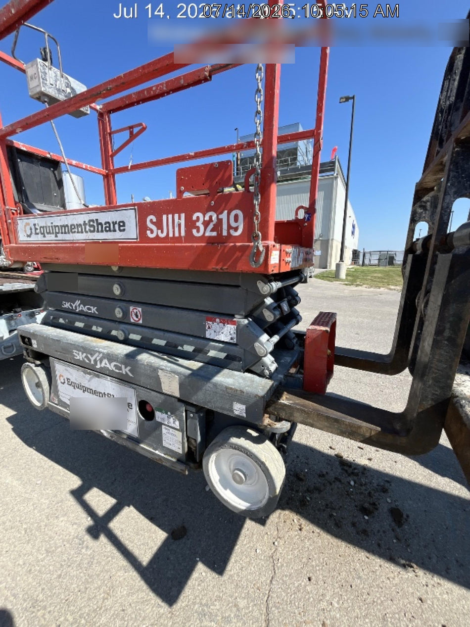 2019 Skyjack SJIII-3219 Standard Options, Trojan Batteries
