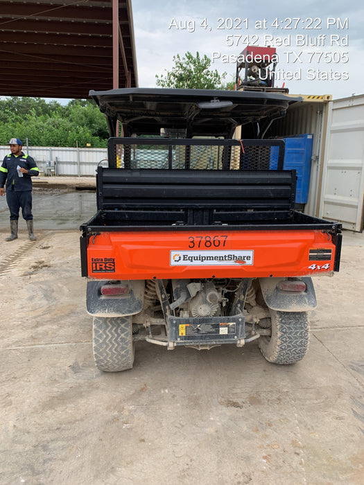 2019 Kubota RTV-X1140W-H 4wd Utility Cart, LED Strobe, Windshield Tempered Glass, Plastic Canopy, Wire Harness Kit, Backup Alarm