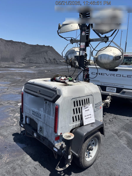2018 Wacker Neuson LTV6L-MH Wacker Neuson LTV6L Mobile Light Tower w/Fuel Level Sensor Installed