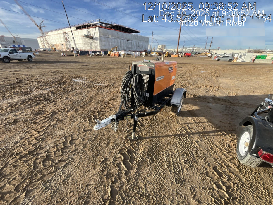 2022 Lincoln Electric LE400 Kubota V1505, Trlr, Cable Rack, Light Kit, ES Decals, T3