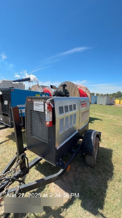 2018 Lincoln Electric Vantage 435 Lincoln Vantage 435 Welder Ready-Pak 3 w/Trailer, Fender/Light Kit, and Cable Rack