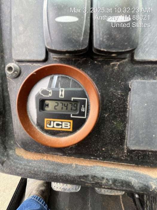 2019 JCB 509-42 74 HP w/CAB/HVAC, Beacon, Aux Hydraulics, Worklights, Solid Tires w/60" Carriage/Forks