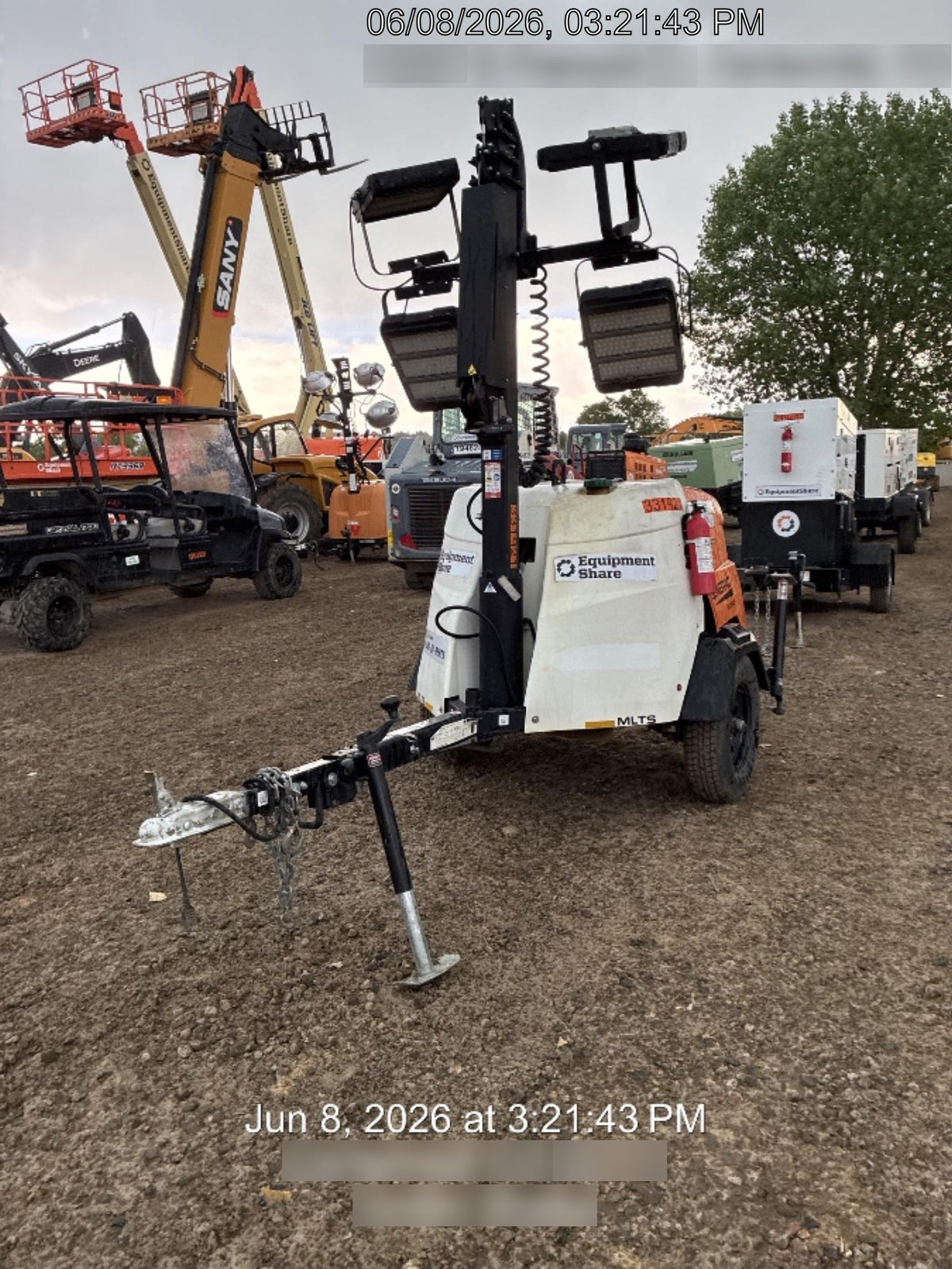 2023 Generac MLT2 Diesel, Flex Switch 120V Input, Powerzone Controller, (4) 320W LED Lights, 4kW Generator, 39.9 Gal Fuel Tank, 2" Ball, T3