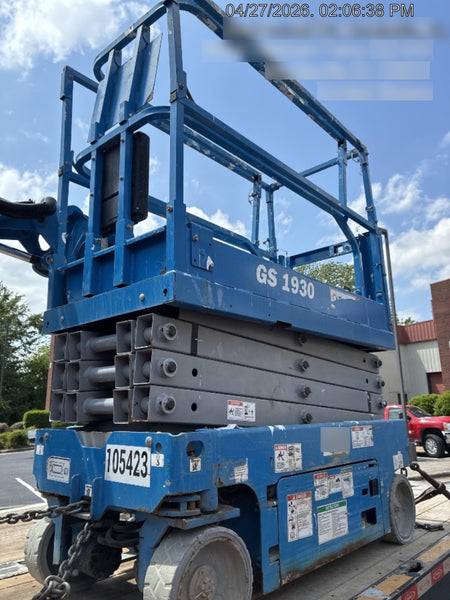 2020 Genie GS-1930 Solid Non Marking Tires, Beacon, Folding rails with half height swing gate