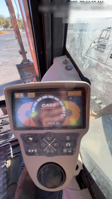 2015 Case CX80C CLOSED CAB, A/C, RUBBER TRACKS PADS, 7'-2" ARM