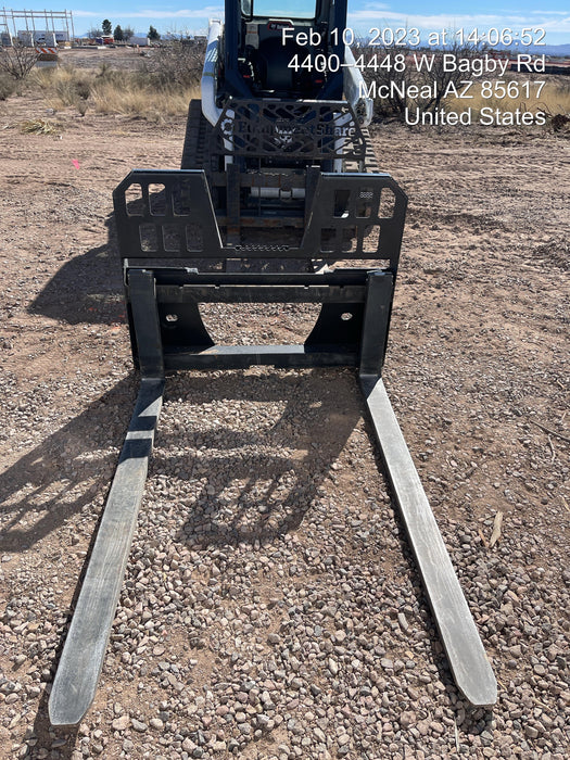 2021 FEMA 60" Skid Steer Forks FEMA