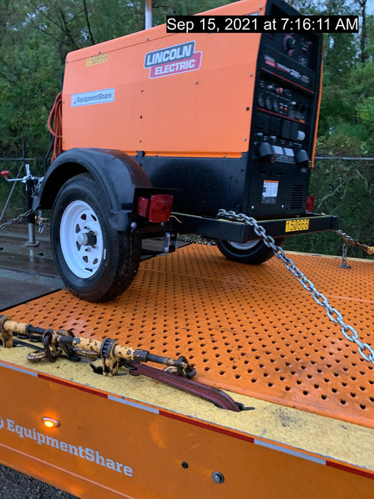 2021 Lincoln Electric Vantage 322 Vantage 322 Ready Pak 3 w/ Telematics & Decals, ORANGE (includes trailer, cable rack, fender light kit)