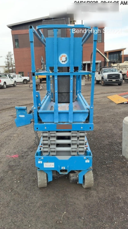 2020 Genie GS-1930 Solid Non Marking Tires, Beacon, Folding rails with half height swing gate, 800W Inverter
