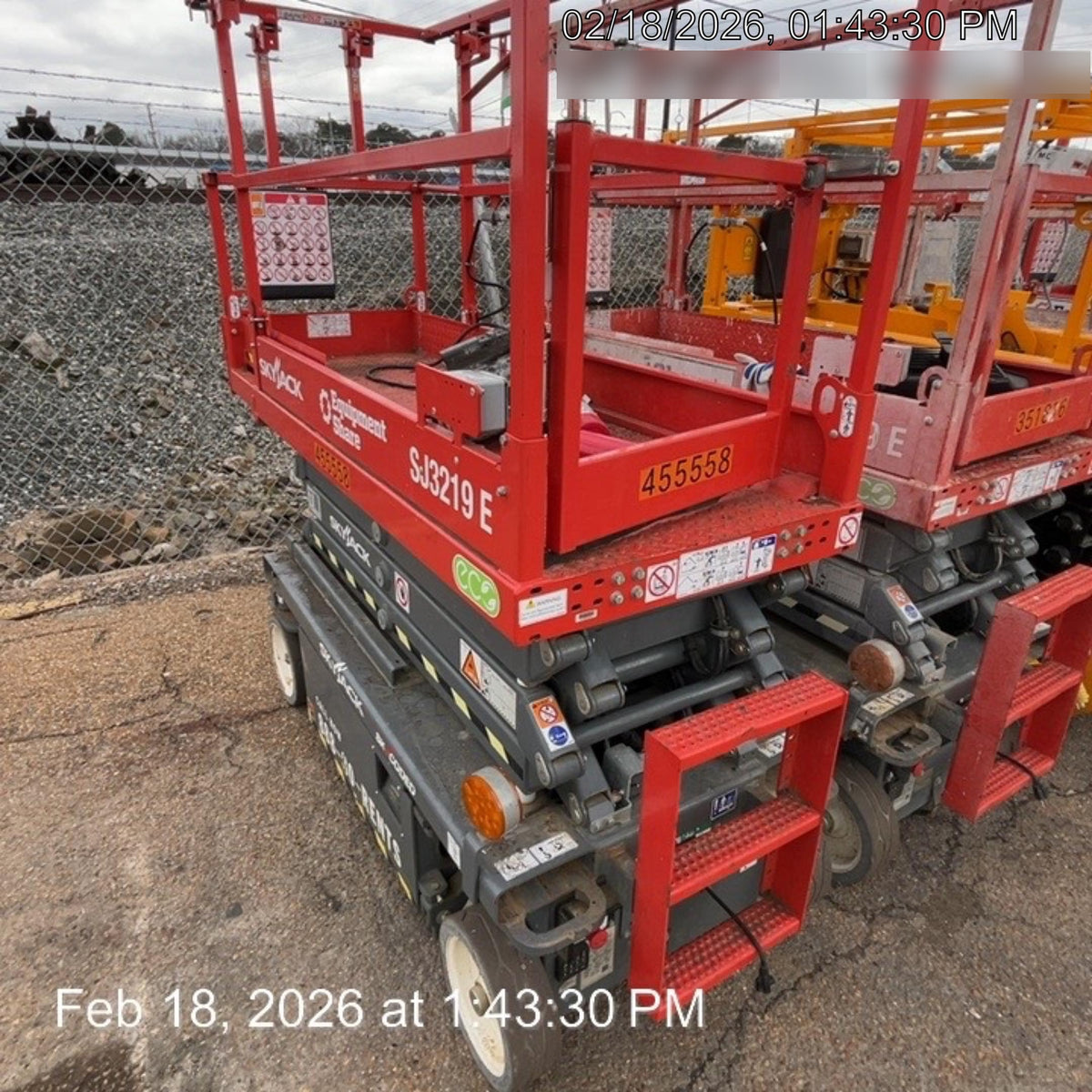 2024 Skyjack SJ3219 Electric Drive, Sld NM Tires, DBcns, RFRails, Power to Platform, T3 + Access Control