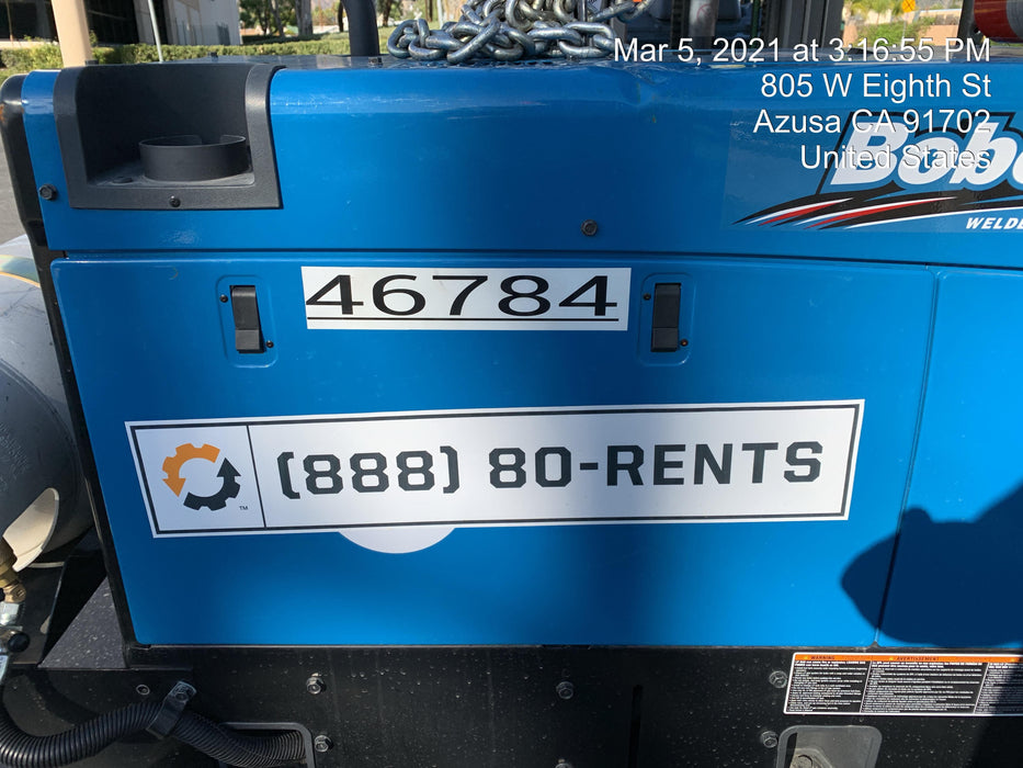 2019 Miller Electric BOBCAT 250 Standard w/Running Gear, Bracket, Hose