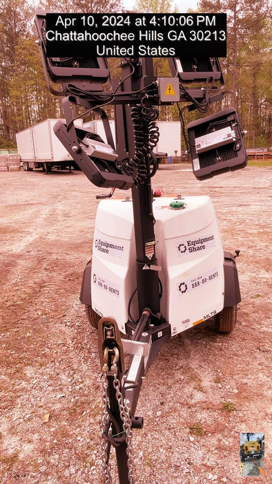 2024 Generac MLT2 Diesel, Flex Switch 120V Input, Powerzone Controller, 
(4) 320W LED Lights, 4kW Generator, 39.9 Gal Fuel Tank, 2" Ball, T3