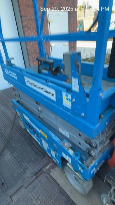 2019 Genie GS-1930 Fixed Rails with Chain Entry