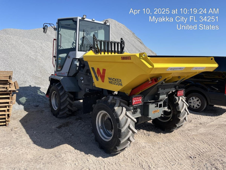 2025 WACKER NEUSON DV604 Cab Standard Tires