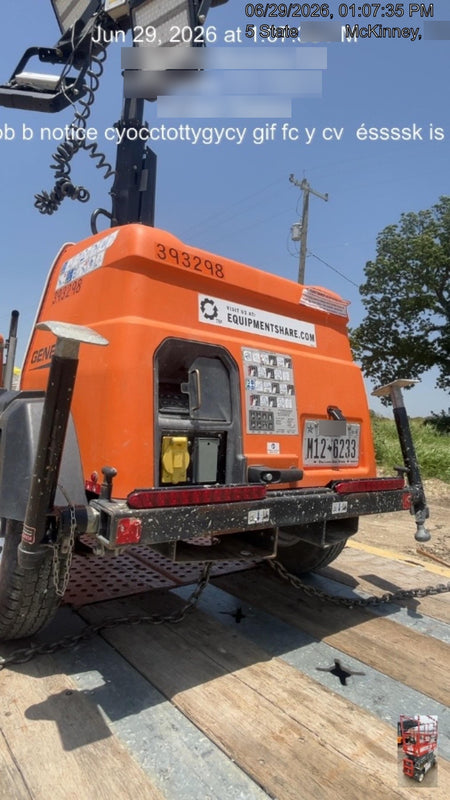 2024 Generac MLT2 Diesel, Flex Switch 120V Input, Powerzone Controller, 
(4) 320W LED Lights, 4kW Generator, 39.9 Gal Fuel Tank, 2" Ball, T3