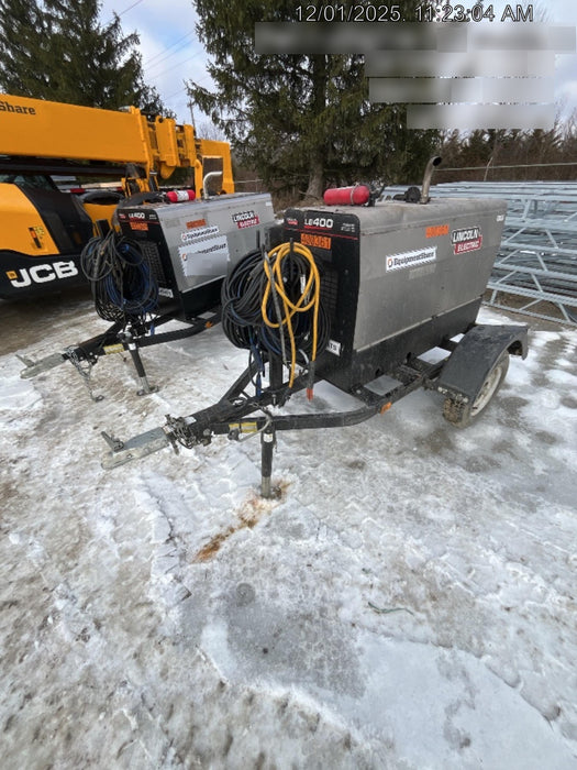 2024 Lincoln Electric LE400 Kubota V1505, Trlr, Cable Rack, Light Kit, ES Decals, T3