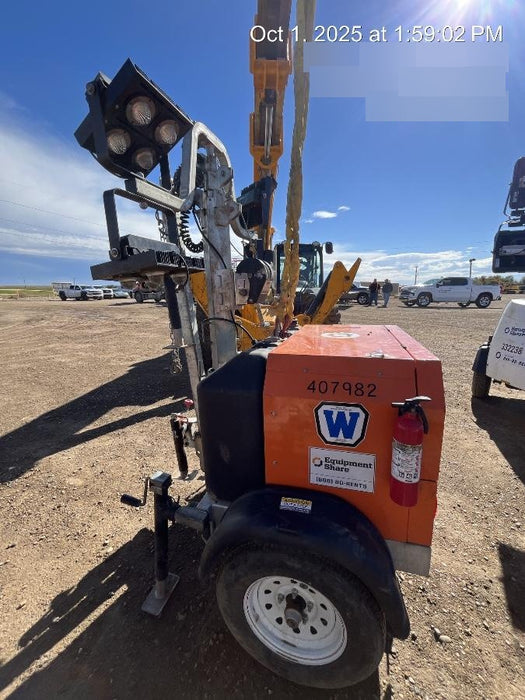 2024 Wanco WLTT-4MM4K Diesel, Deep Sea Controller, Shore Power Plug, Auto Start, (4) 350W LED Floodlights, 4kW Generator, 60 Gal Fuel Tank, 2" Ball, T3