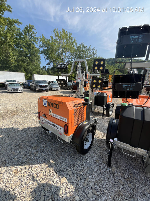 2024 Wanco WLTT-4MM4K Diesel, Deep Sea Controller, Shore Power Plug, Auto Start, (4) 350W LED Floodlights, 4kW Generator, 60 Gal Fuel Tank, 2" Ball, T3