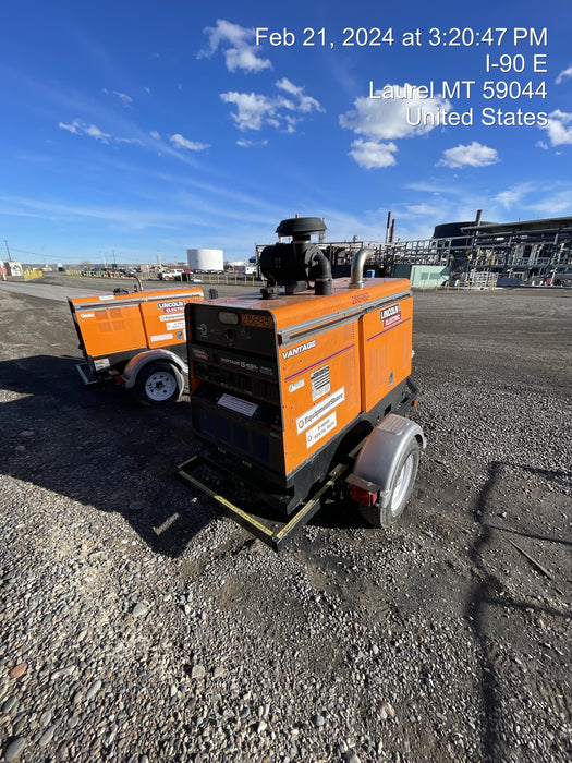 2022 Lincoln Electric Vantage 549X Crosslink Technology, Trailer Mounted, ES Decals, T3