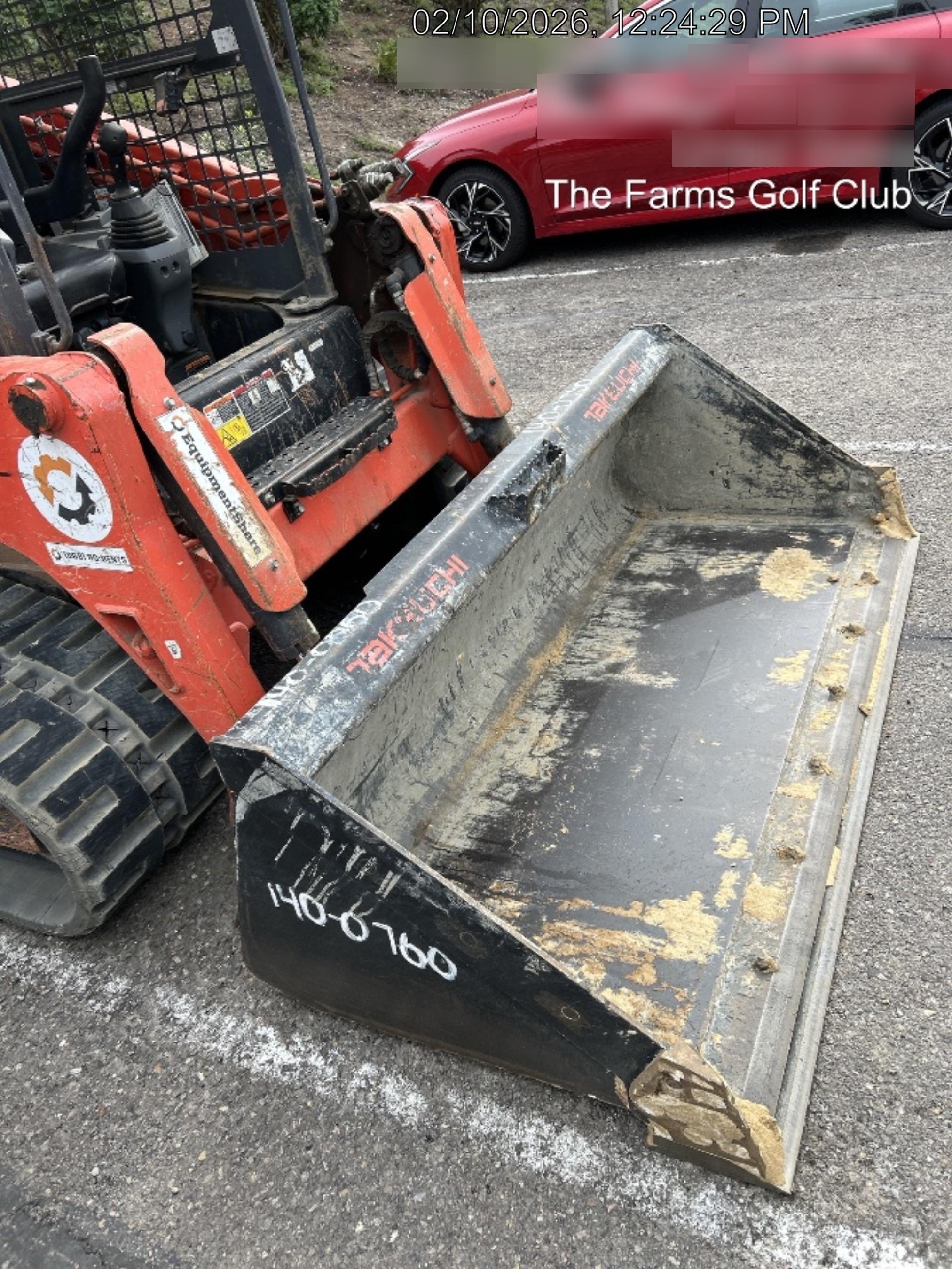 2025 TAKEUCHI 76" Smooth Bucket - Takeuchi