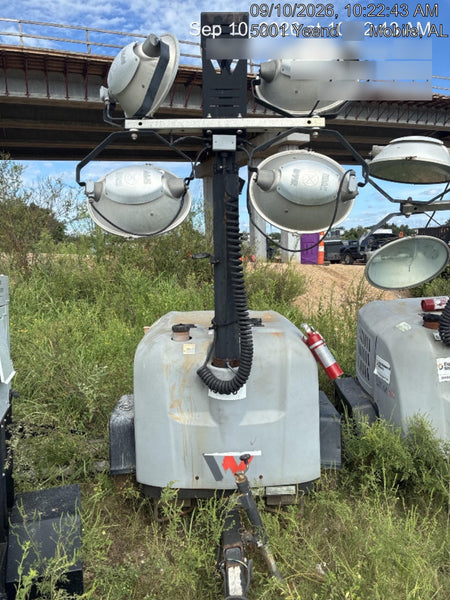 2019 Wacker Neuson LTV6L-MH Wacker Neuson LTV6L Mobile Light Tower w/Fuel Level Sensor Installed
