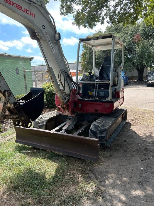 2019 Takeuchi TB260 Takeuchi TB260 Canopy w/Rubber Tracks, Auxiliary Hydraulics, Standard Blade, Manual QC