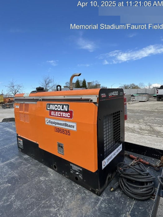 2023 Lincoln Electric LE400 Kubota V1505, Trlr, Cable Rack, Light Kit, ES Decals, T3