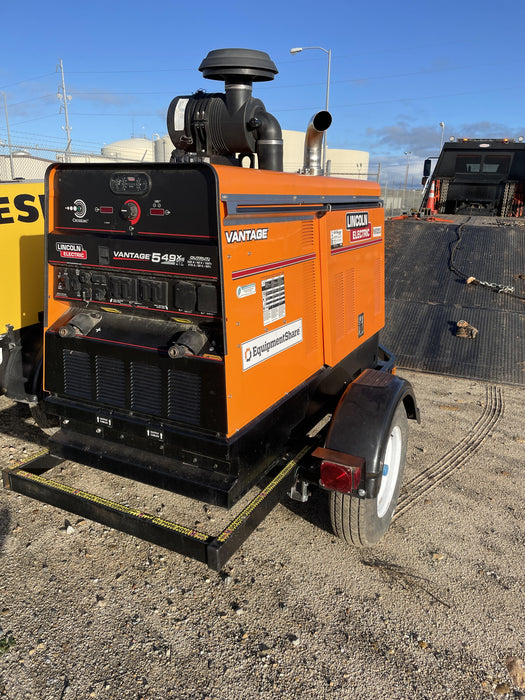 2021 Lincoln Electric Vantage 549X Ready Pak 3, ORANGE (includes trailer, cable rack, fender light kit)