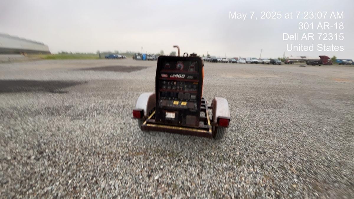 2023 Lincoln Electric LE400 Kubota V1505, Trlr, Cable Rack, Light Kit, ES Decals, T3