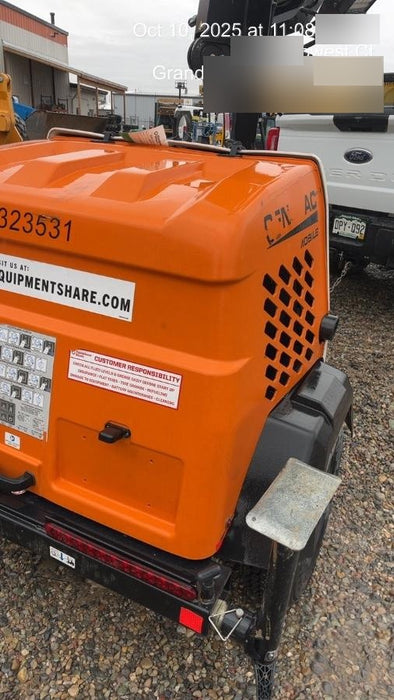 2023 Generac MLT2 Diesel, Flex Switch 120V Input, Powerzone Controller, (4) 320W LED Lights, 4kW Generator, 39.9 Gal Fuel Tank, 2" Ball, T3