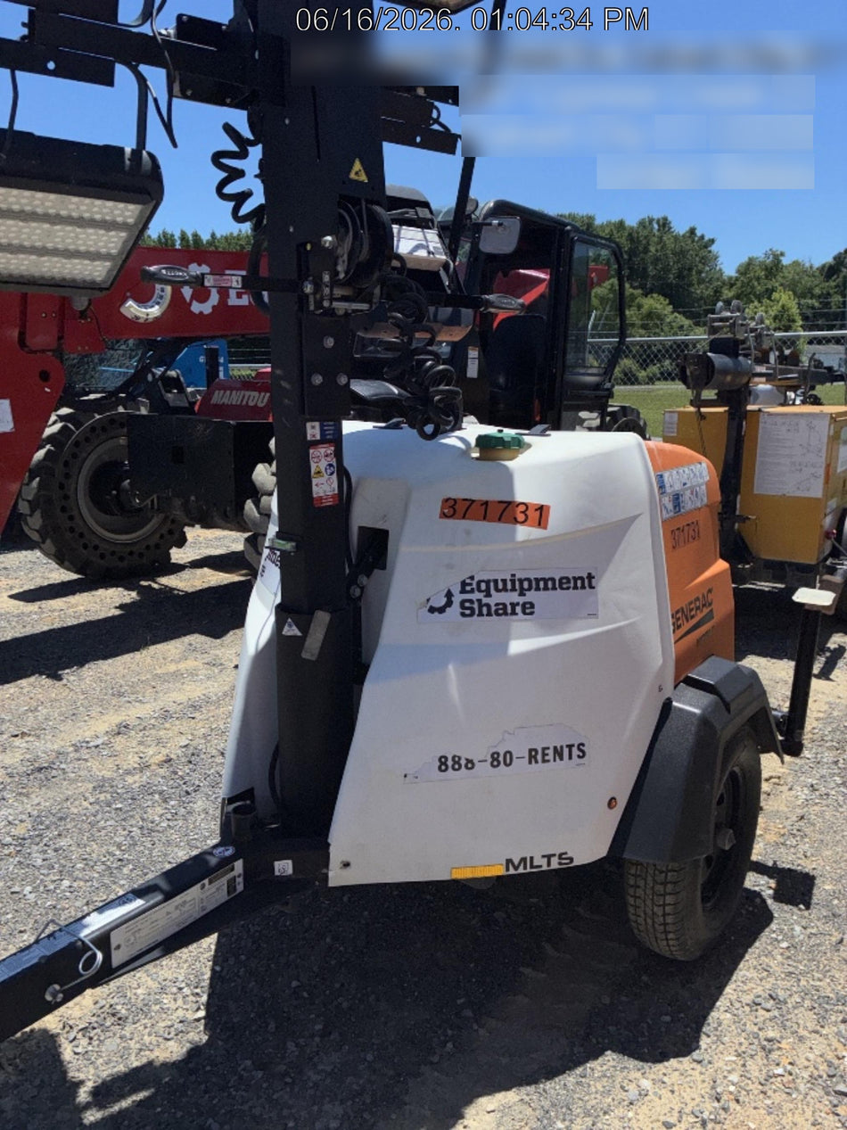 2023 Generac MLT2 Diesel, Flex Switch 120V Input, Powerzone Controller, 
(4) 320W LED Lights, 4kW Generator, 39.9 Gal Fuel Tank, 2" Ball, T3