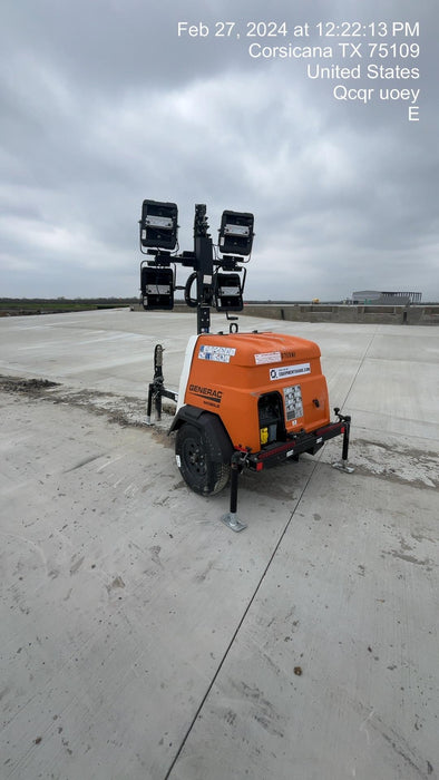 2023 Generac MLT2 Diesel, Flex Switch 120V Input, Powerzone Controller, 
(4) 320W LED Lights, 4kW Generator, 39.9 Gal Fuel Tank, 2" Ball, T3