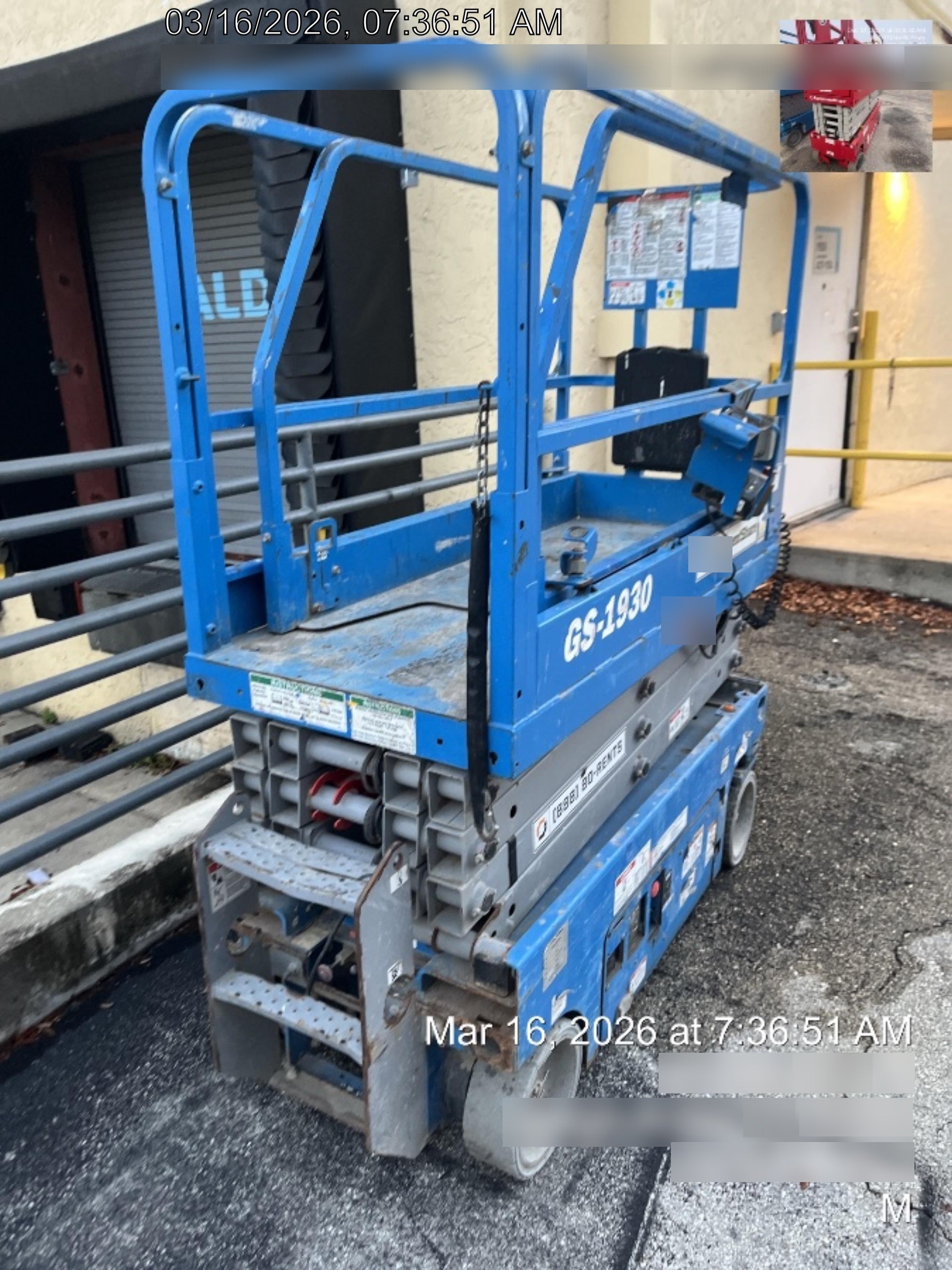 2020 Genie GS-1930 Fixed rails with chain entry gate - Pre A92.20
