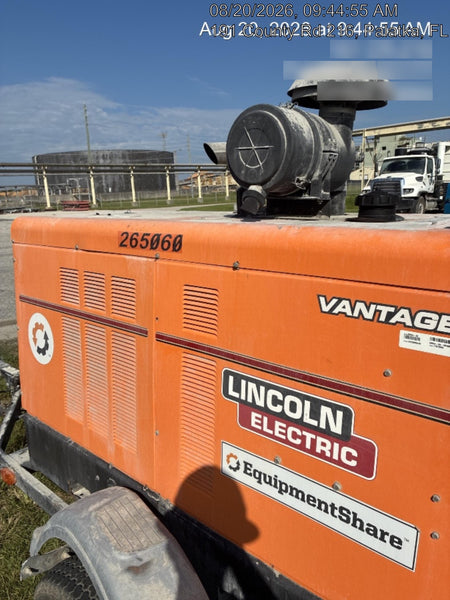 2022 Lincoln Electric Vantage 549X Crosslink Technology, Trailer Mounted, ES Decals, T3