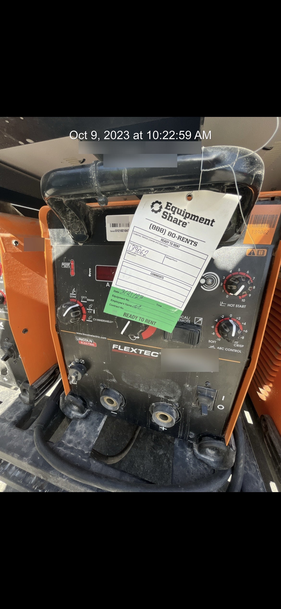 2021 LINCOLN ELECTRIC FLEXTEC 350X