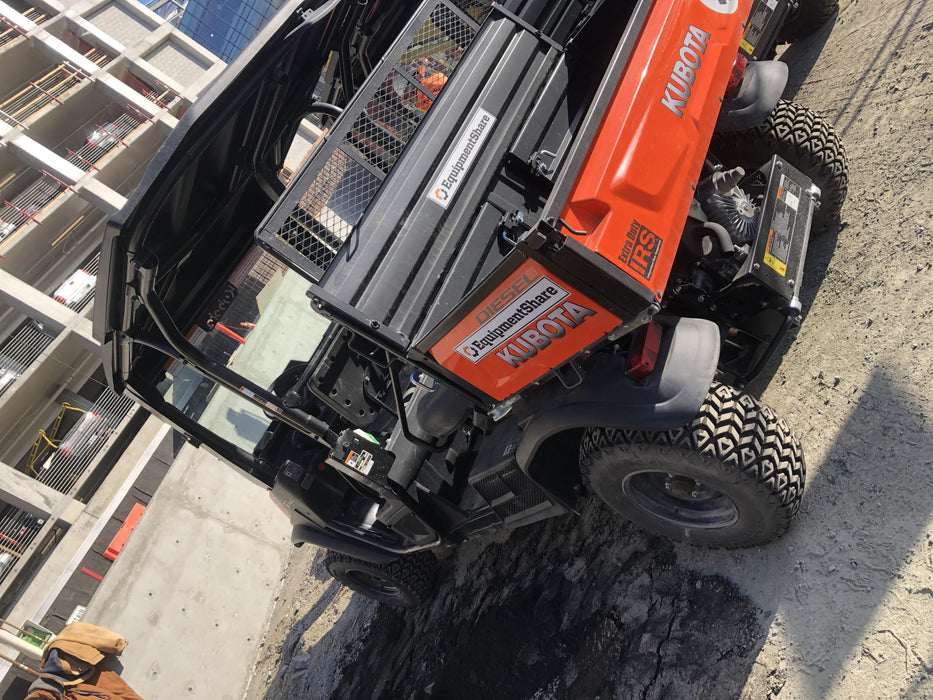 2019 Kubota RTV-X1140W-H 4wd Utility Cart, LED Strobe, Windshield Tempered Glass, Plastic Canopy, Wire Harness Kit, Backup Alarm