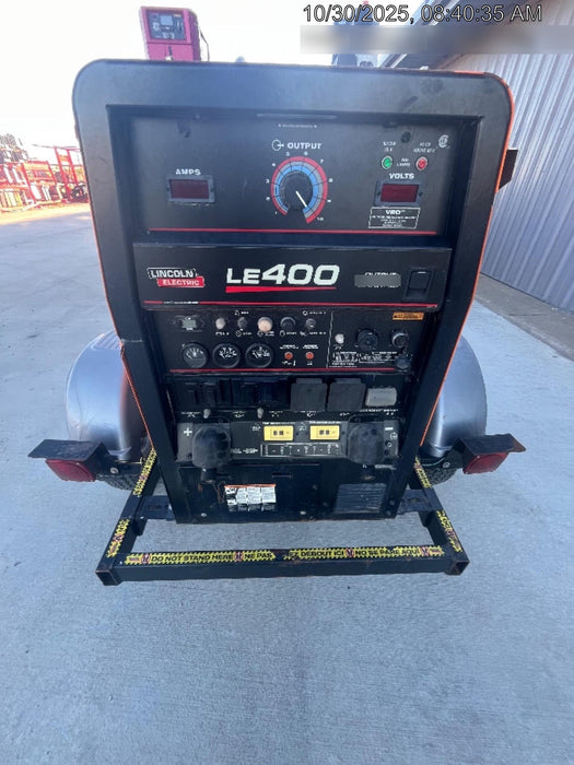 2022 Lincoln Electric LE400 Kubota V1505, Trlr, Cable Rack, Light Kit, ES Decals, T3