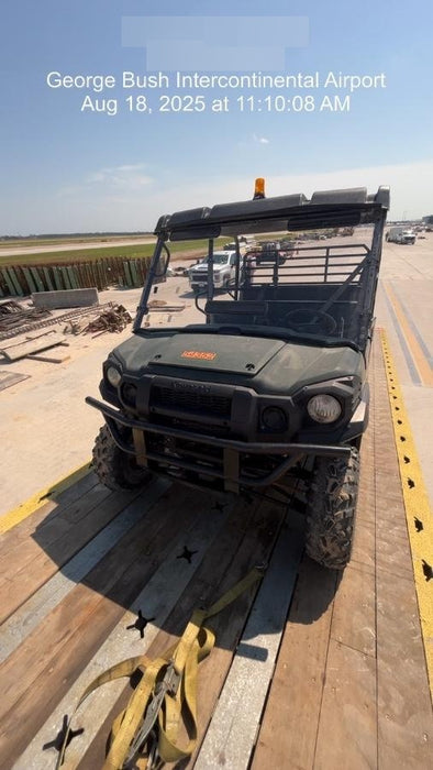 Kawasaki Mule PRO-DXT Standard Options, Backup Alarm, Beacon, Plastic Hard Top, Poly Windshield, Horn Kit