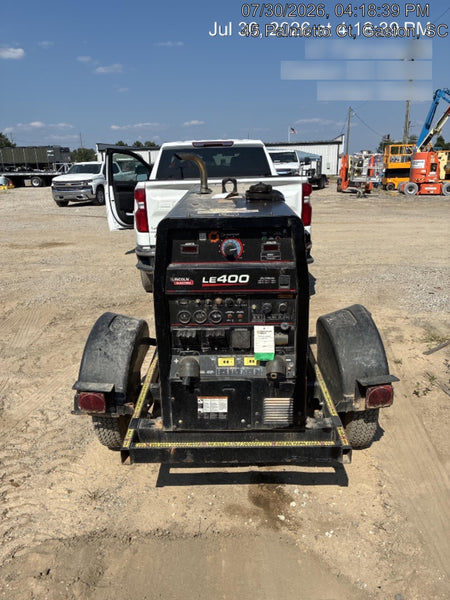 2024 Lincoln Electric LE400 Kubota V1505, Trlr, Cable Rack, Light Kit, ES Decals, T3