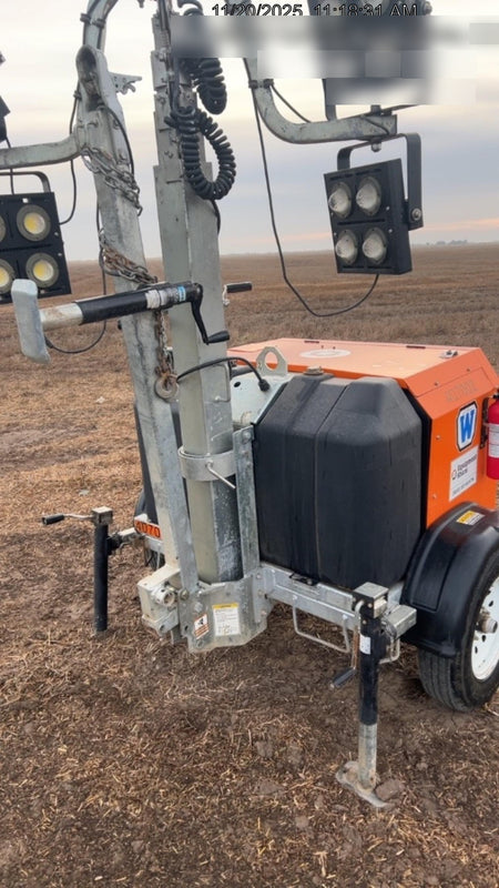 2024 Wanco WLTT-4MM4K Diesel, Deep Sea Controller, Shore Power Plug, Auto Start, (4) 350W LED Floodlights, 4kW Generator, 60 Gal Fuel Tank, 2" Ball, T3
