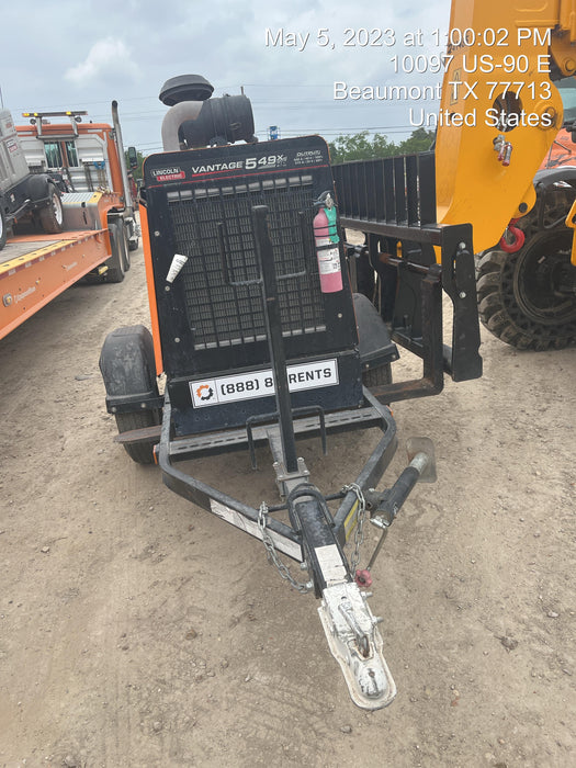 2021 Lincoln Electric Vantage 549X Ready Pak 3, ORANGE (includes trailer, cable rack, fender light kit)