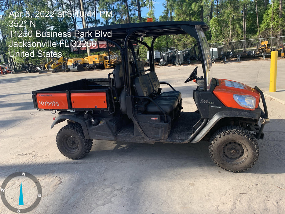 2022 Kubota RTV-X1140W-H Plastic Canopy, Windshield Acrylic Clear, LED Strobe Light, Wire Harness Kit, Back up Alarm