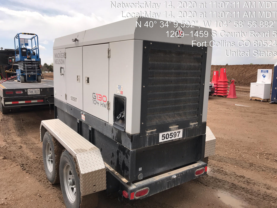 2019 WACKER NEUSON G130