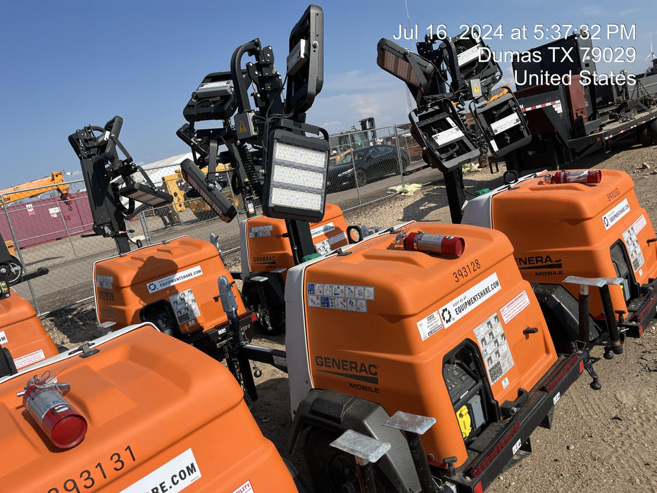 2024 Generac MLT2 Diesel, Flex Switch 120V Input, Powerzone Controller, 
(4) 320W LED Lights, 4kW Generator, 39.9 Gal Fuel Tank, 2" Ball, T3