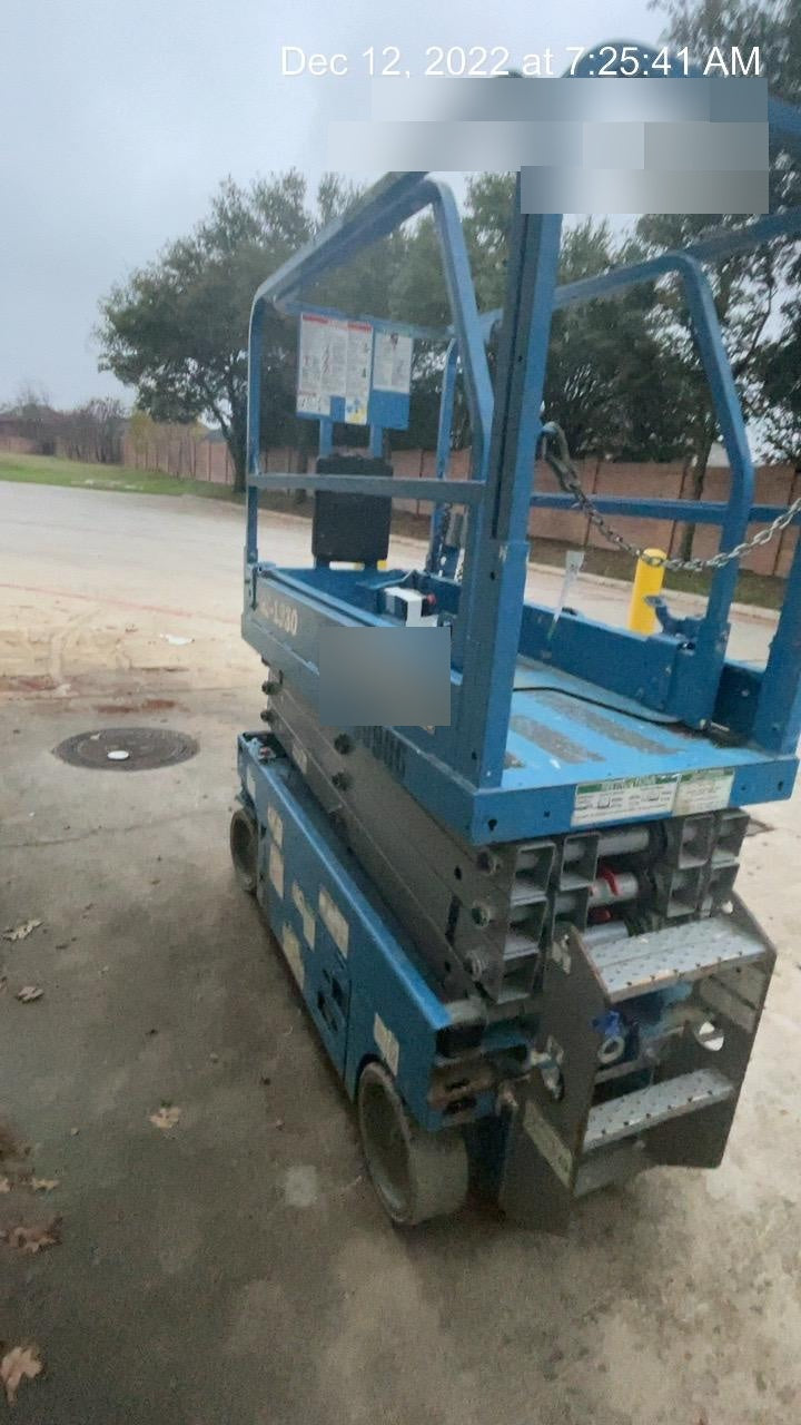 2019 Genie GS-1930 Fixed Rails with Chain Entry